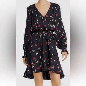 Joie Marlayne Dress in Caviar size Large